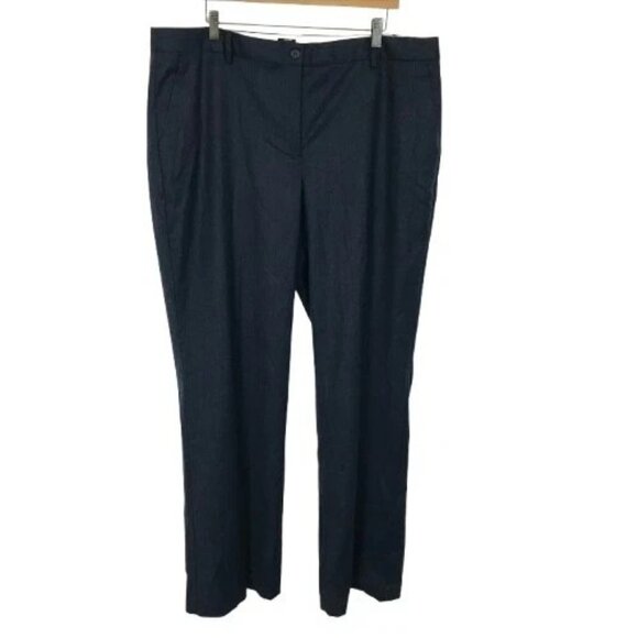 NWT Talbots Womens Plus Size 18 TALL 18T Luxe Italian Flannel Windsor Pants NEW - Picture 2 of 5